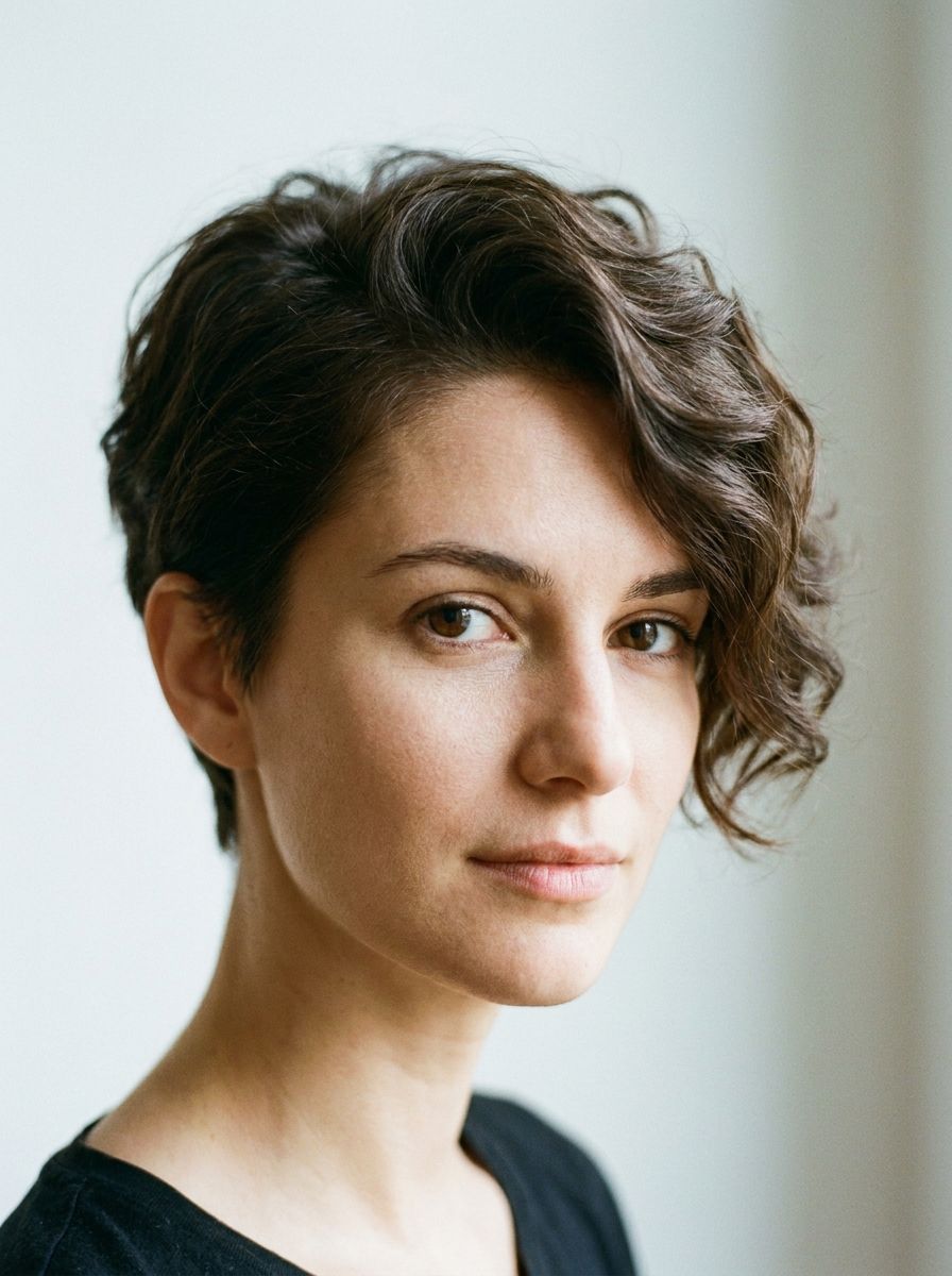 Pixie mit langem Deckhaar - Kurzhaarfrisuren für dickes Haar